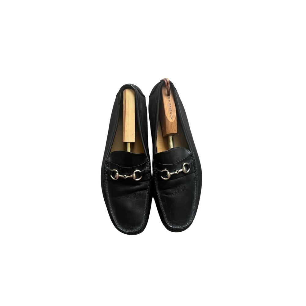 Black Cole Haan horse bit loafer men sz 13